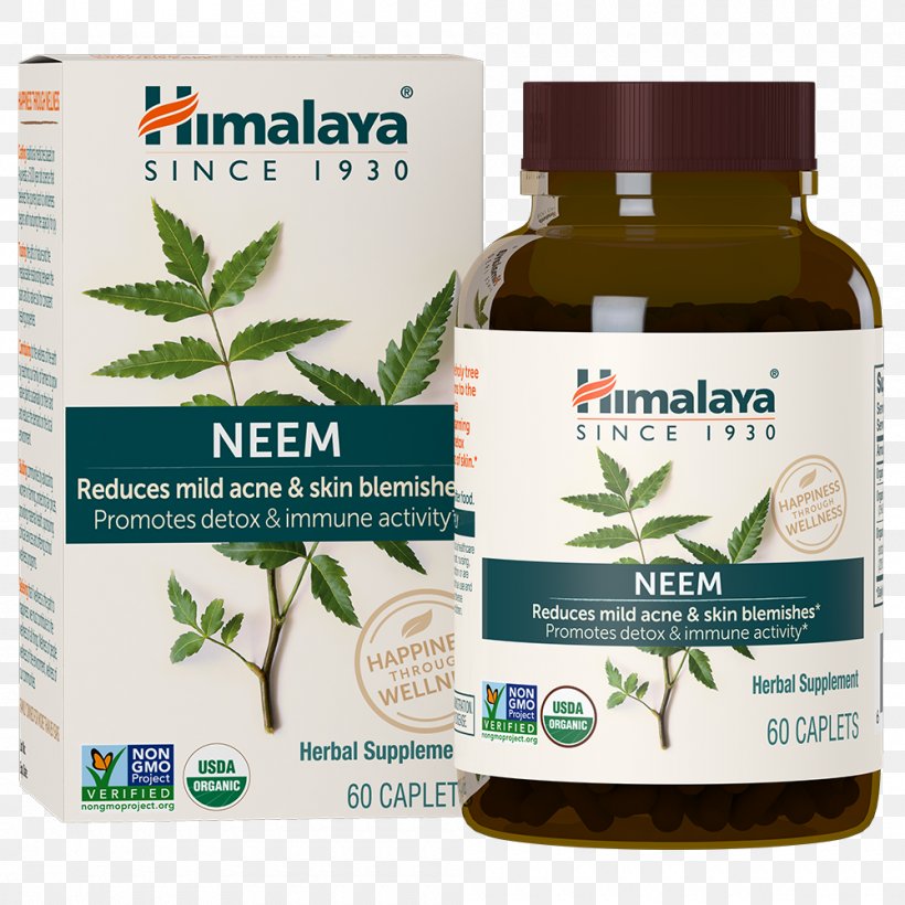 Neem Tree Dietary Supplement The Himalaya Drug Company Himalaya Botanique Complete Care Skin, PNG, 1000x1000px, Neem Tree, Ayurveda, Azadirachta, Cleanser, Dietary Supplement Download Free