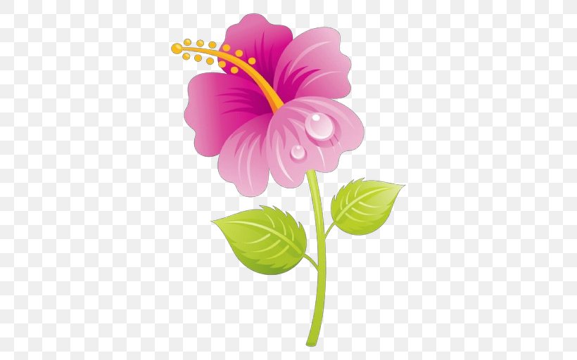 Clip Art Flower Openclipart Image, PNG, 512x512px, Flower, Botany, Chinese Hibiscus, Drawing, Floral Design Download Free