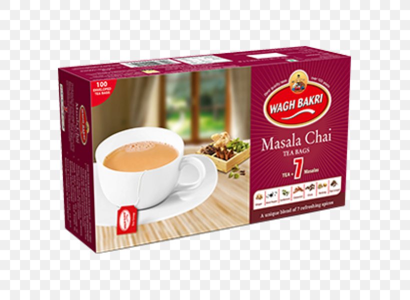 Wagh Bakri Masala Chai Tea Bags Green Tea Wagh Bakri Masala Chai Tea Bags, PNG, 600x600px, Masala Chai, Black Tea, Brooke Bond, Cup, Drink Download Free