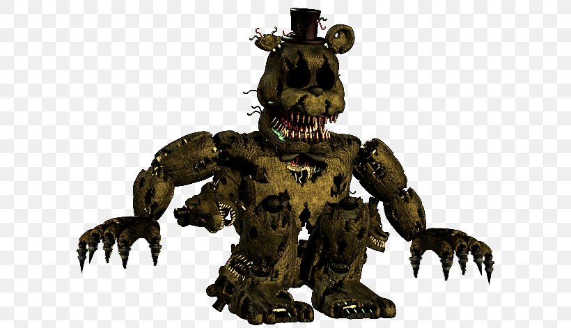 Five Nights At Freddy's 4 Five Nights At Freddy's: Sister Location Five Nights At Freddy's 2 Five Nights At Freddy's 3, PNG, 611x471px, Ultimate Custom Night, Action Toy Figures, Animatronics, Fictional Character, Mythical Creature Download Free