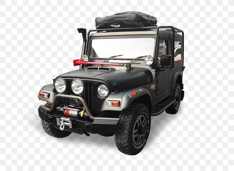 Mahindra Thar Mahindra & Mahindra Car Jeep Tire, PNG, 800x600px, Mahindra Thar, Auto Part, Automotive Exterior, Automotive Tire, Automotive Wheel System Download Free