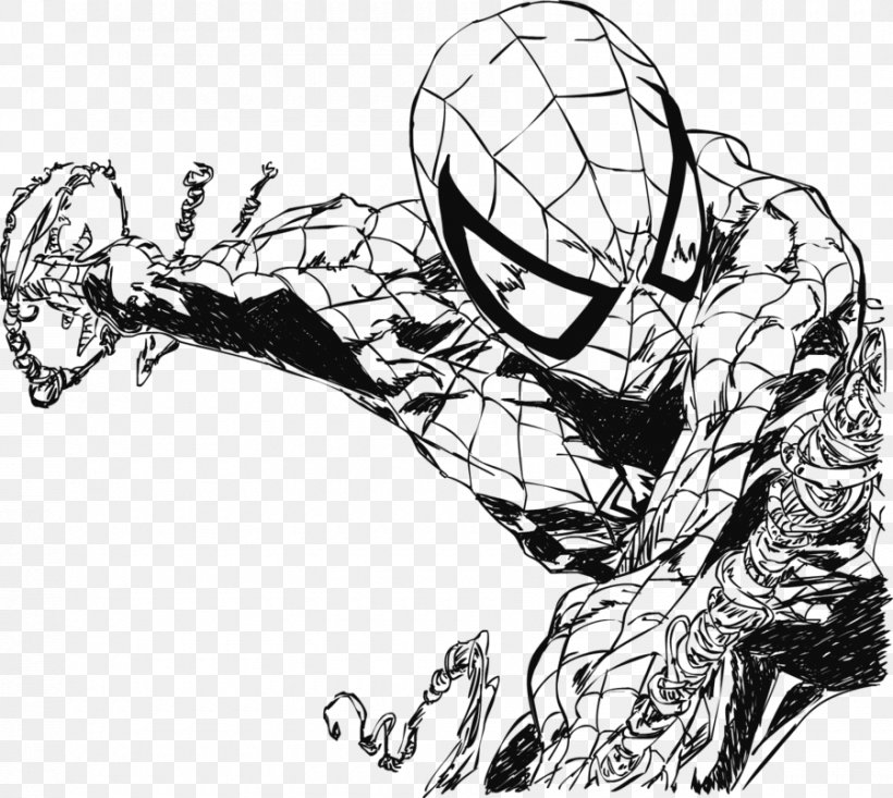 Spider-Man Paper Iron Man Drawing Venom - Spiderman Cartoon Transparent PNG