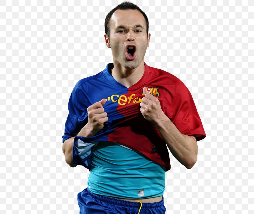Andrés Iniesta Jersey FC Barcelona T-shirt Shoulder, PNG, 636x692px, Andres Iniesta, Arm, David Villa, Electric Blue, Fc Barcelona Download Free