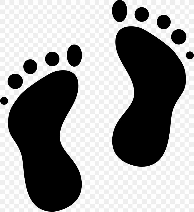 Footprint Clip Art, PNG, 898x981px, Footprint, Black, Black And White, Foot, Fotosearch Download Free