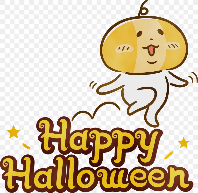 Insects Cartoon Yellow Happiness Smiley, PNG, 3000x2928px, Happy Halloween, Behavior, Cartoon, Happiness, Human Download Free