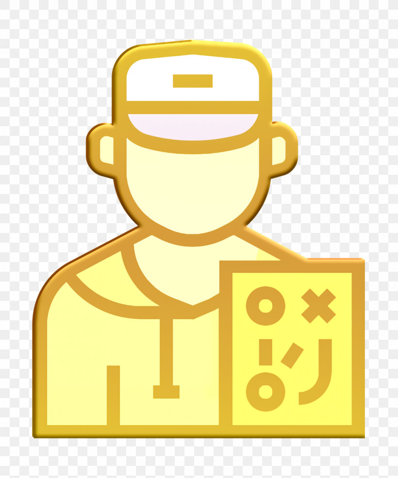 Coach Icon Jobs And Occupations Icon, PNG, 962x1156px, Coach Icon, Jobs And Occupations Icon, Yellow Download Free