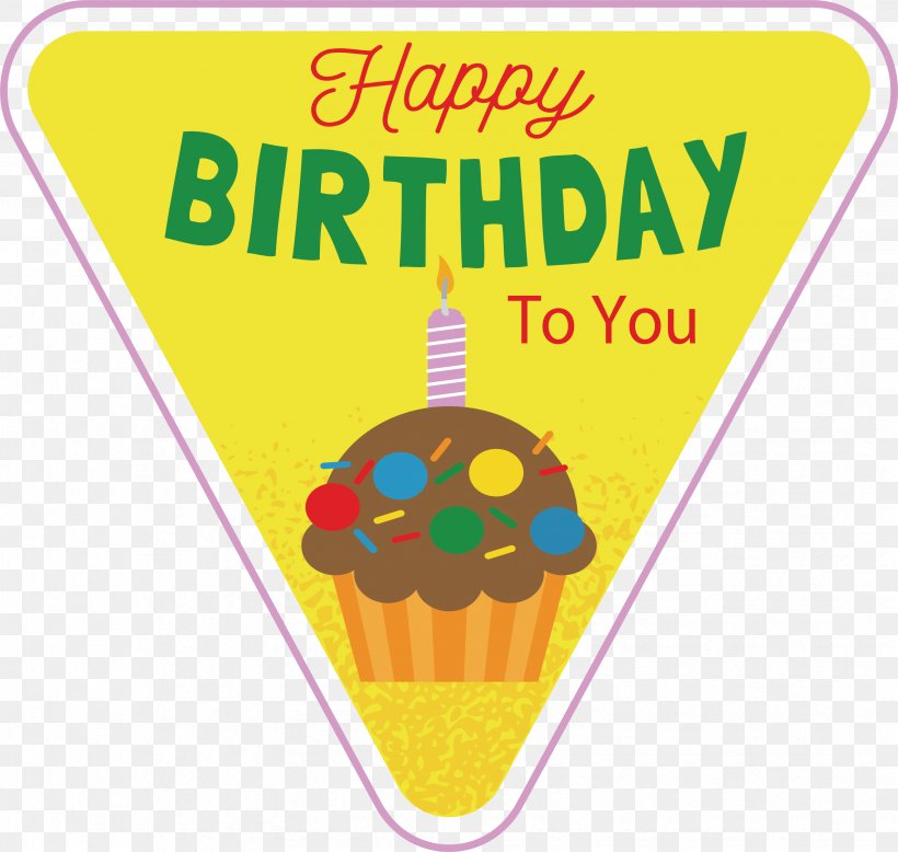 Birthday Cake Triangle, PNG, 3294x3127px, Birthday Cake, Area, Birthday, Cake, Food Download Free
