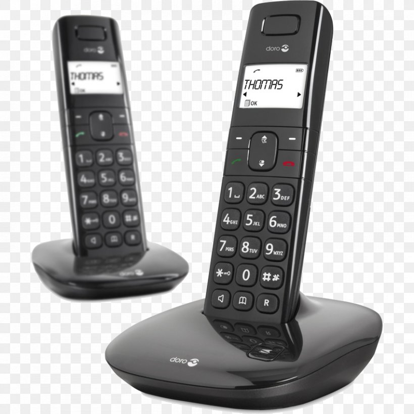 Cordless Telephone Digital Enhanced Cordless Telecommunications Mobile Phones Home & Business Phones, PNG, 850x850px, Cordless Telephone, Answering Machine, Answering Machines, Caller Id, Cellular Network Download Free