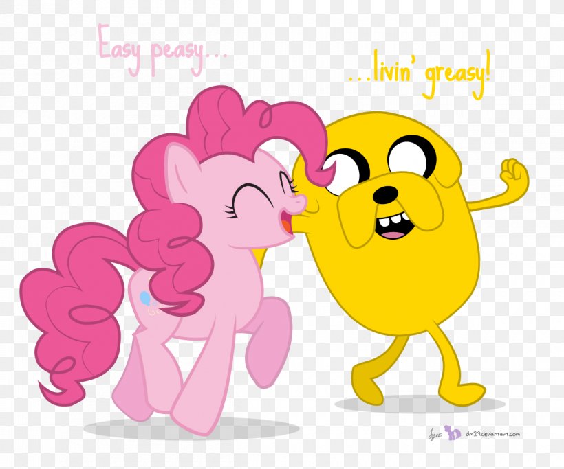 Jake The Dog Pinkie Pie Crossover Pony, PNG, 1200x1000px, Watercolor, Cartoon, Flower, Frame, Heart Download Free
