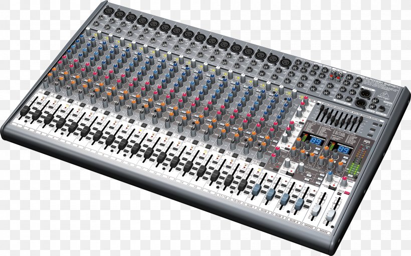 Microphone Preamplifier Audio Mixers BEHRINGER Eurodesk SX2442FX, PNG, 2000x1250px, Microphone, Analog Signal, Audio Equipment, Audio Mixers, Audio Mixing Download Free