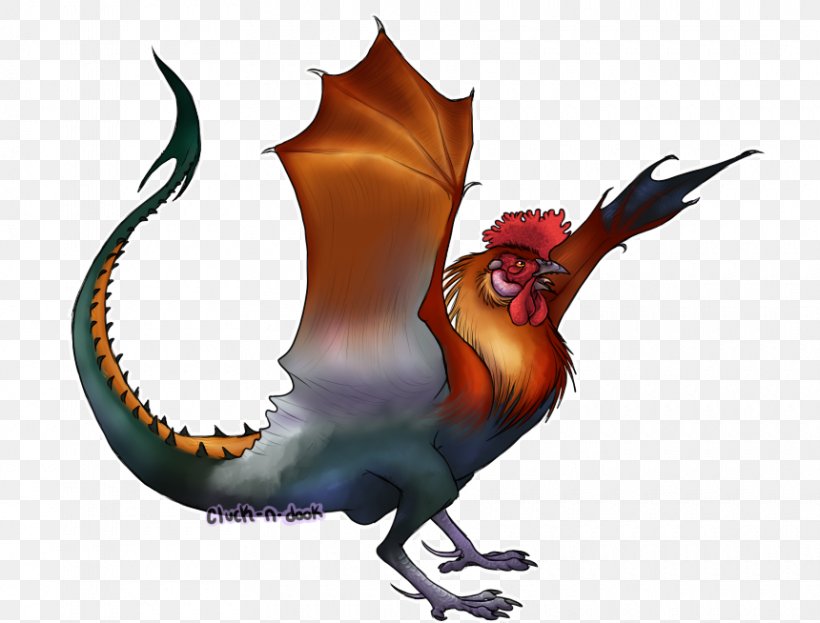 Rooster Digital Art Drawing Dragon, PNG, 860x654px, Rooster, Art, Beak, Bird, Chicken Download Free