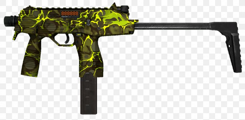 Counter-Strike: Global Offensive Brügger & Thomet MP9 Airsoft Guns Submachine Gun, PNG, 1224x603px, Watercolor, Cartoon, Flower, Frame, Heart Download Free
