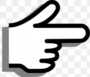 Index Finger Pointing Thumb Clip Art PNG