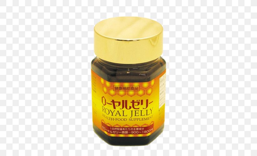 Royal Jelly Queen Bee Food Condiment, PNG, 500x500px, Royal Jelly, Algae, Bee, Black Garlic, Chlorella Download Free