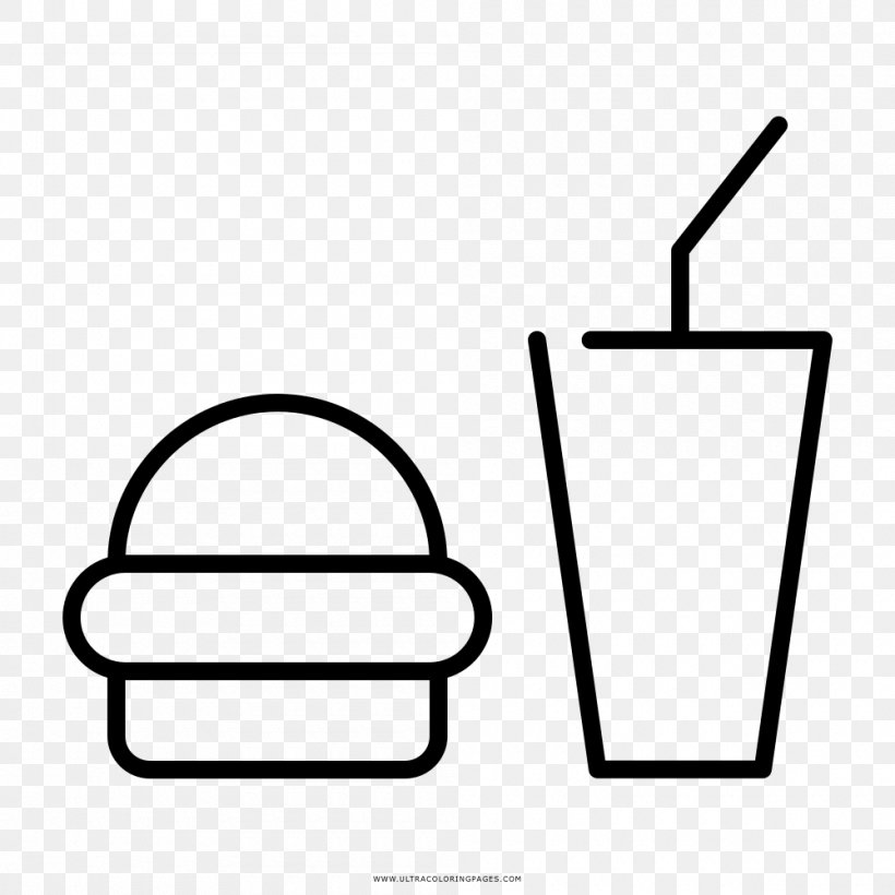Cheeseburger Ice Cream Fast Food Drawing, PNG, 1000x1000px, Cheeseburger, Area, Black, Black And White, Color Download Free