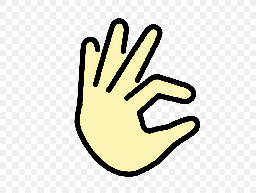 Finger Hand Yellow Line Thumb, PNG, 618x618px, Finger, Gesture, Hand, Line, Sign Language Download Free