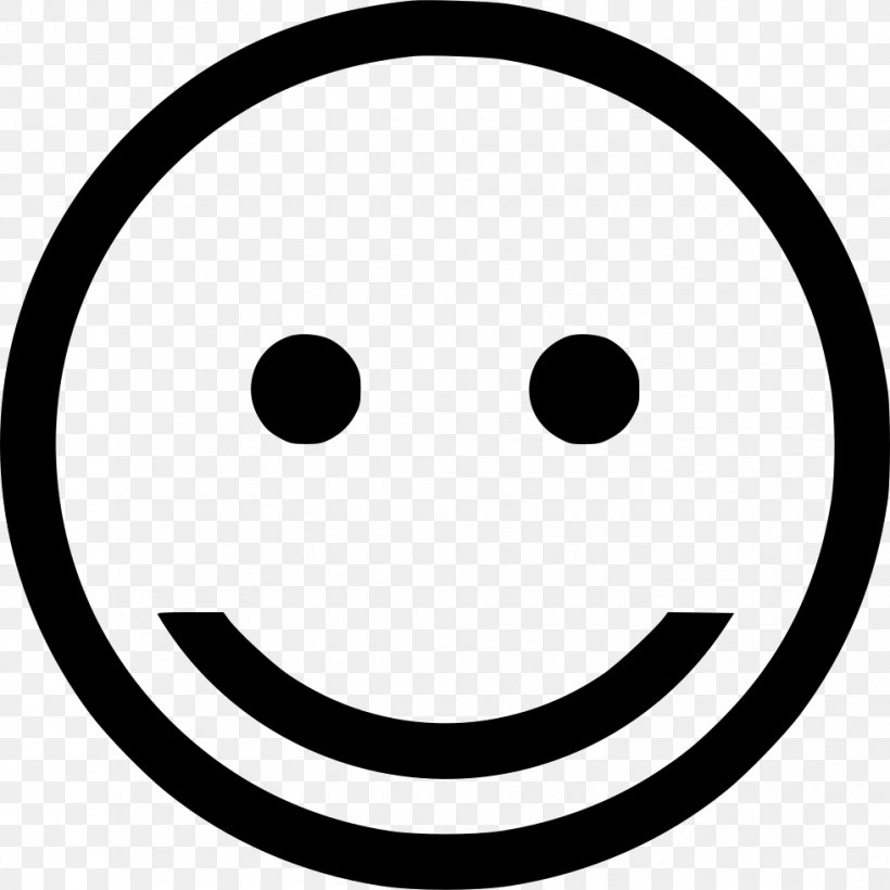 Smiley Happiness Circle Clip Art, PNG, 980x980px, Smiley, Area, Black, Black And White, Black M Download Free