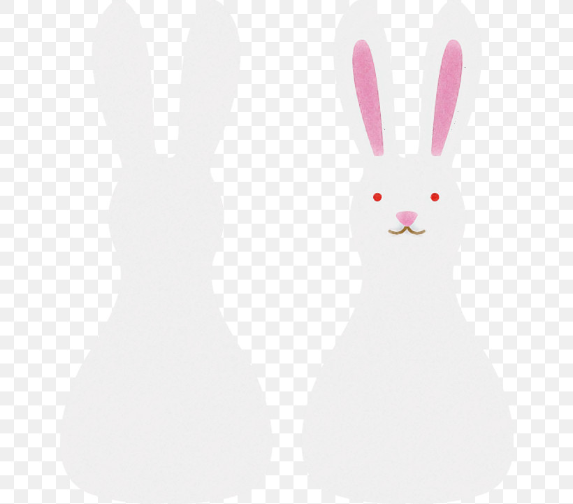 Easter Bunny, PNG, 650x721px, White, Easter Bunny, Pink, Rabbit, Rabbits And Hares Download Free