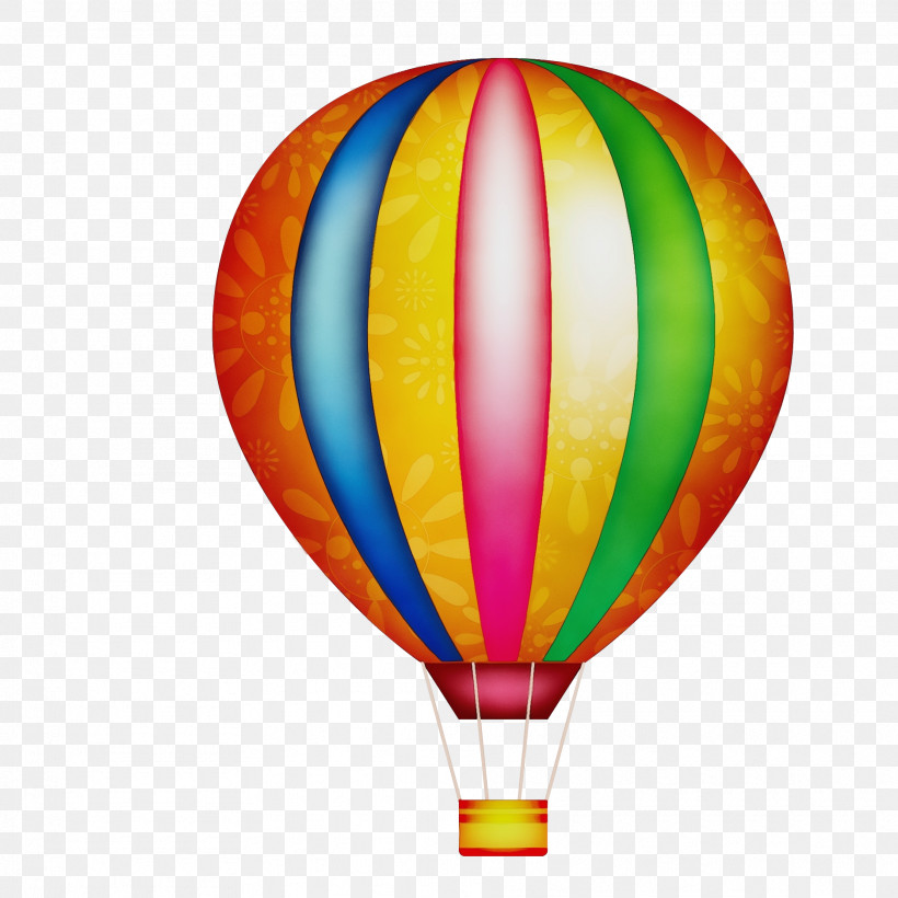 Hot-air Balloon, PNG, 1875x1875px, Watercolor, Atmosphere Of Earth, Balloon, Hotair Balloon, Paint Download Free