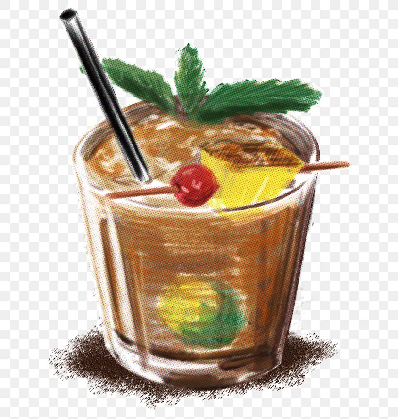 Mai Tai Cocktail Garnish Rum And Coke Sea Breeze Caipirinha, PNG, 655x864px, Watercolor, Cartoon, Flower, Frame, Heart Download Free