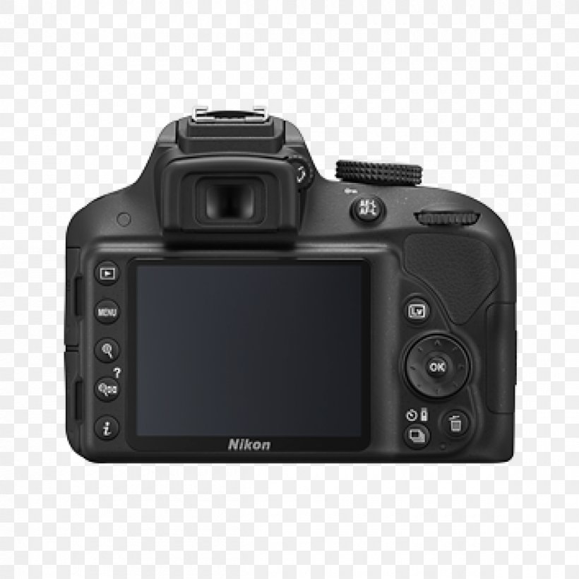 Nikon D3300 Nikon D3400 Digital SLR Nikon DX Format, PNG, 1200x1200px, Nikon D3300, Active Pixel Sensor, Camera, Camera Accessory, Camera Lens Download Free
