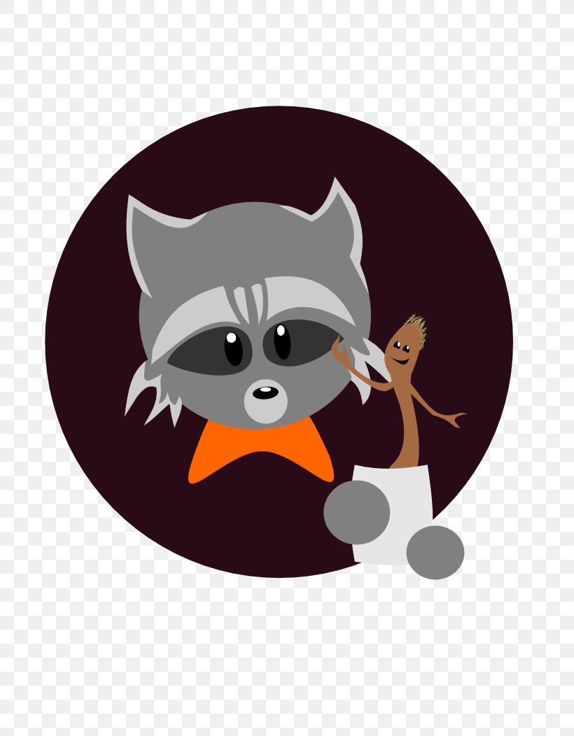 Rocket Raccoon Groot, PNG, 744x1052px, Rocket Raccoon, Art, Black, Carnivoran, Cartoon Download Free