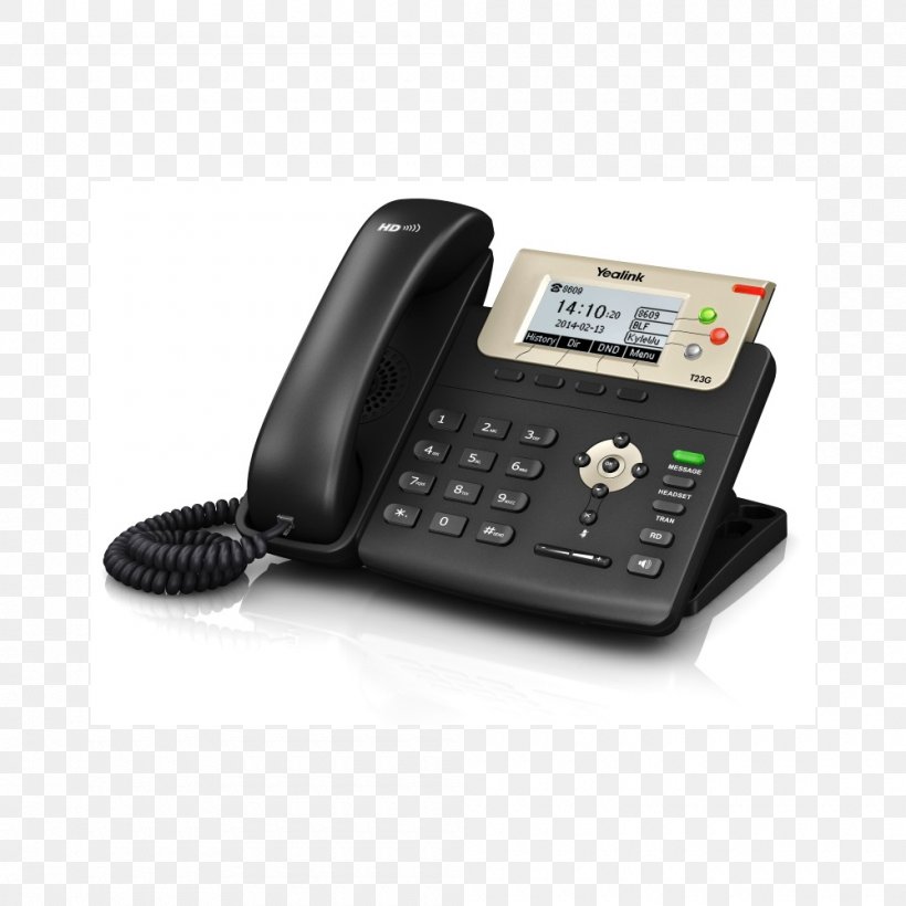 VoIP Phone Yealink SIP-T23G Session Initiation Protocol Telephone Power Over Ethernet, PNG, 1000x1000px, Voip Phone, Answering Machine, Business Telephone System, Caller Id, Communication Download Free