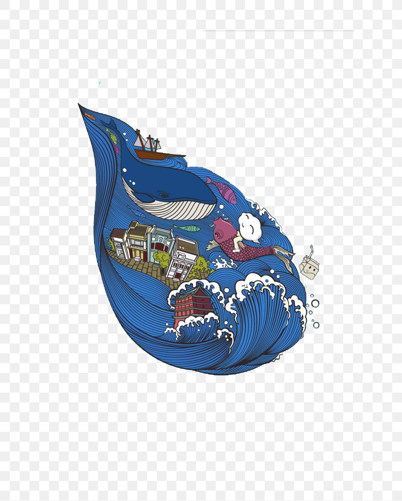 Whale Illustrator Illustration, PNG, 778x1021px, Whale, Blue, Blue Whale, Cobalt Blue, Designer Download Free