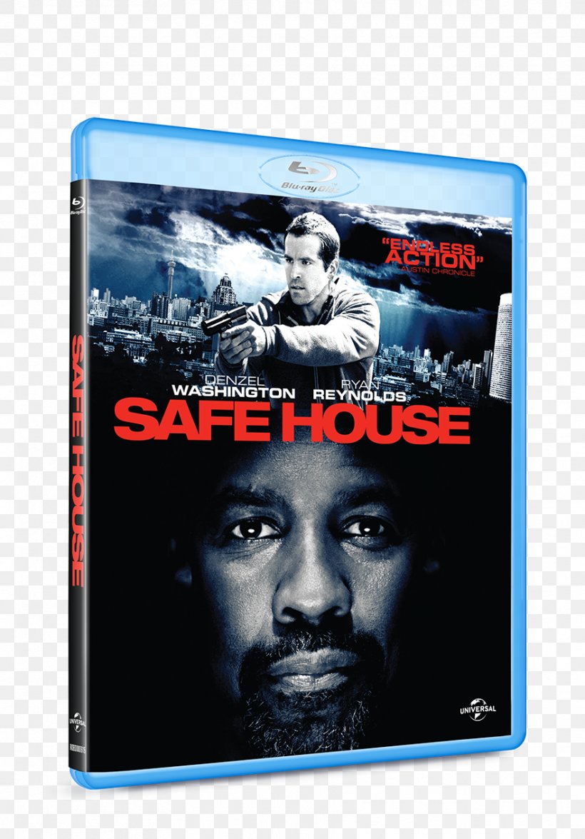 Denzel Washington Safe House Blu-ray Disc Tobin Frost Film, PNG, 883x1266px, 2012, Denzel Washington, Action Film, Action Thriller, Actor Download Free