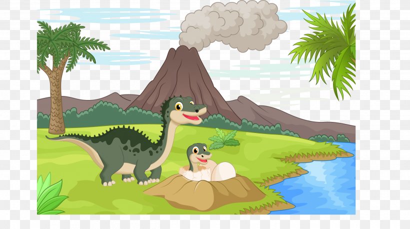Tyrannosaurus Dinosaur Cartoon Illustration, PNG, 2631x1470px, Tyrannosaurus, Art, Carnivoran, Cartoon, Cuteness Download Free