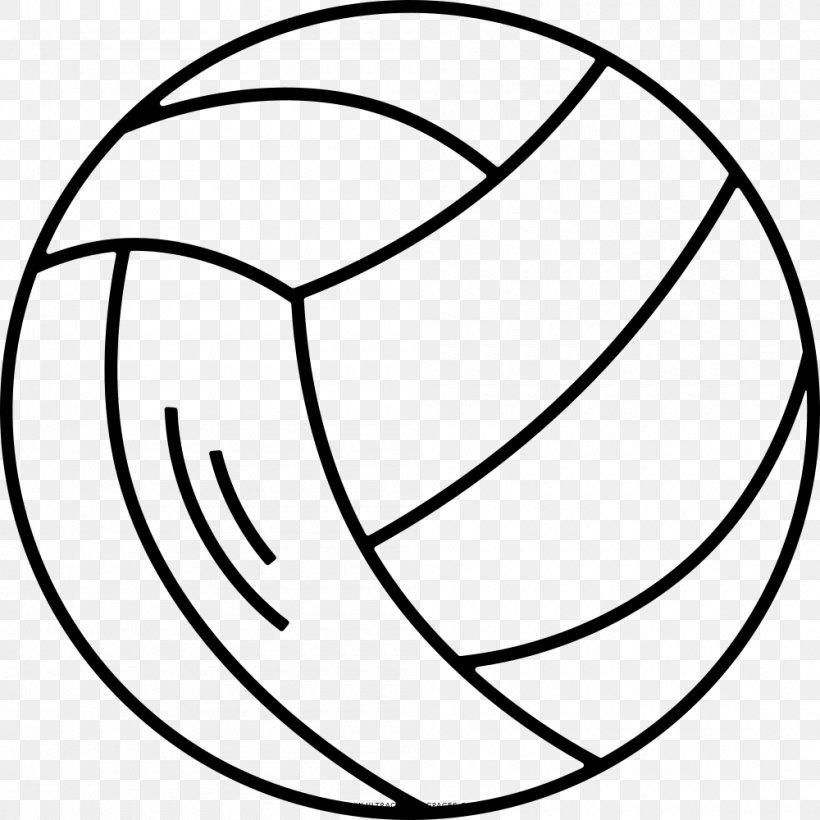 Beach Volleyball Drawing Coloring Book, PNG, 1000x1000px, Volleyball, American Football, Area, Ausmalbild, Ball Download Free