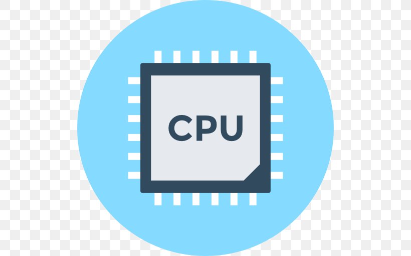 Central Processing Unit Integrated Circuits & Chips Royalty-free, PNG, 512x512px, Central Processing Unit, Area, Blue, Brand, Communication Download Free