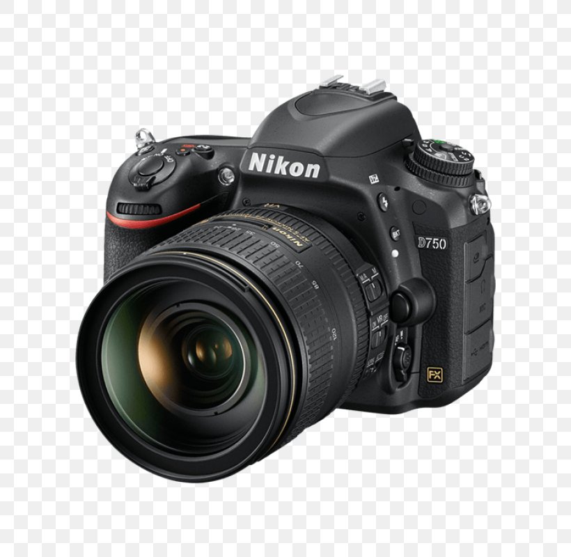 Full-frame Digital SLR Nikon D750 24.3 MP Digital SLR Camera, PNG, 800x800px, Digital Slr, Camera, Camera Accessory, Camera Lens, Cameras Optics Download Free