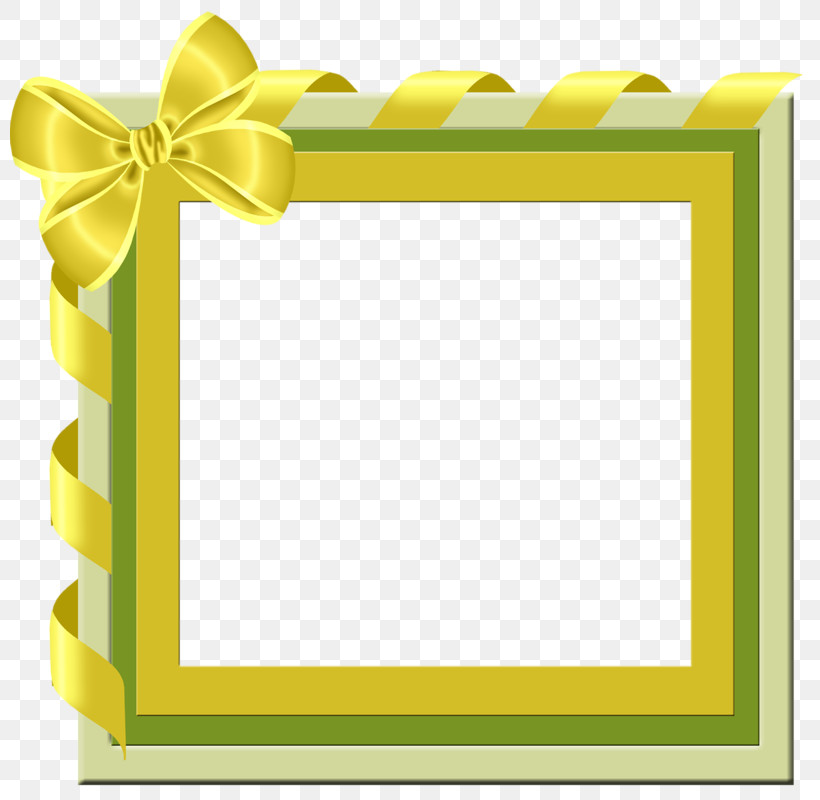 Picture Frame, PNG, 800x800px, Yellow, Picture Frame, Rectangle Download Free