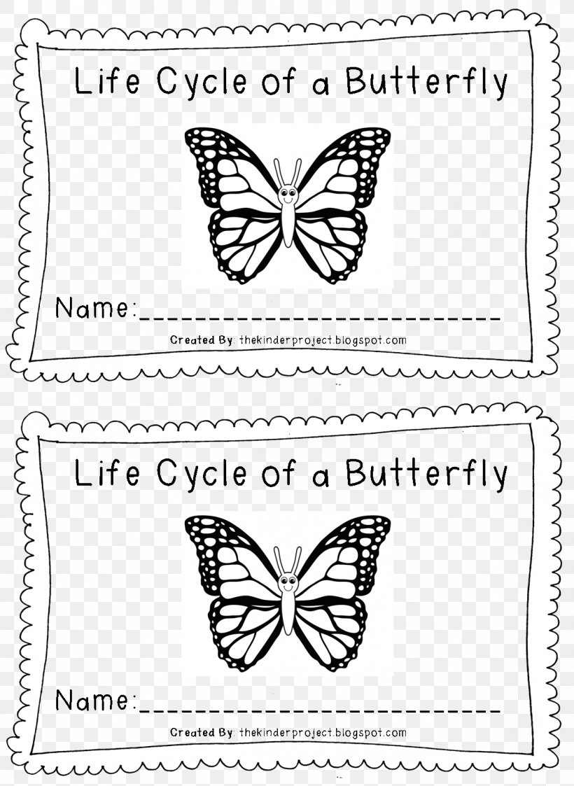 Monarch Butterfly Biological Life Cycle Child Coloring Book, PNG, 1165x1596px, Butterfly, Area, Biological Life Cycle, Black And White, Book Download Free