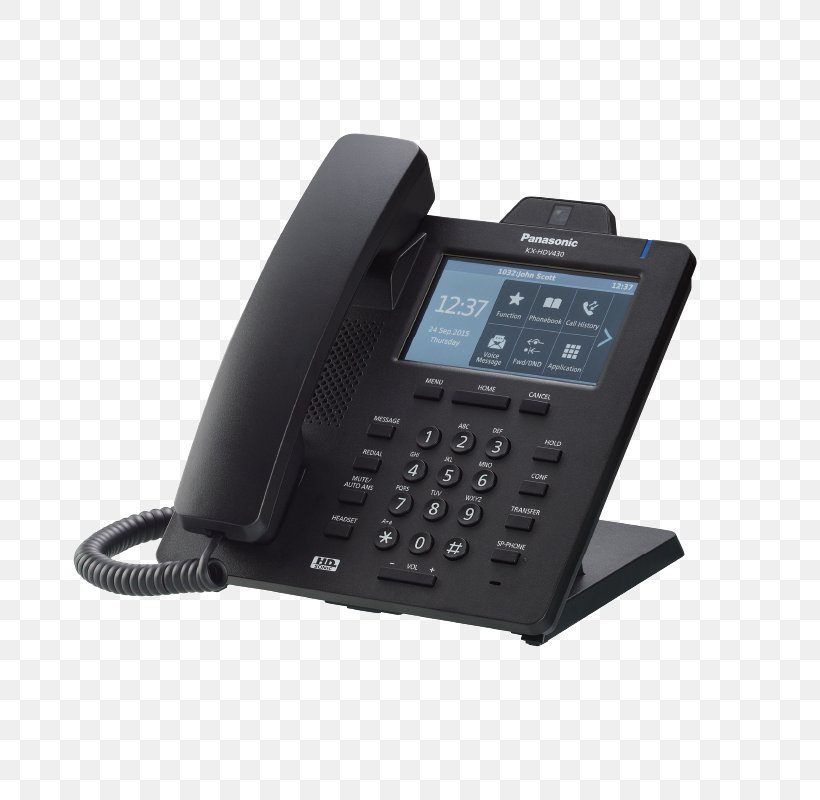 Panasonic KX-HDV330 VoIP Phone Panasonic KX-HDV130 KX-HDV130NE Session Initiation Protocol Business Telephone System, PNG, 800x800px, Panasonic Kxhdv330, Answering Machine, Business, Business Telephone System, Caller Id Download Free