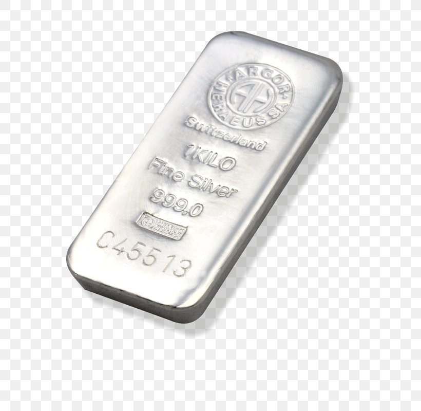 Silver Noble Metal Switzerland Bullion Material, PNG, 800x800px, Silver, Bullion, Hardware, Heraeus, Industrial Design Download Free