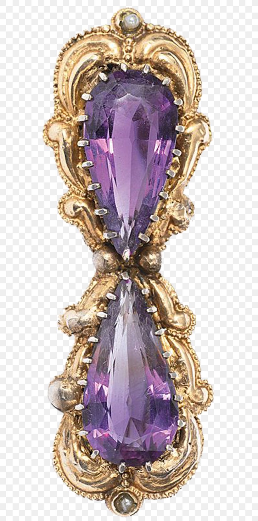 Amethyst Gemstone Jewellery Purple Diamond, PNG, 565x1656px, Amethyst, Amulet, Birthstone, Brooch, Designer Download Free