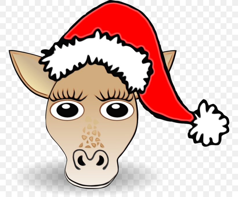 Cartoon Nose Head Snout Headgear, PNG, 760x680px, Watercolor, Bovine, Cartoon, Head, Headgear Download Free