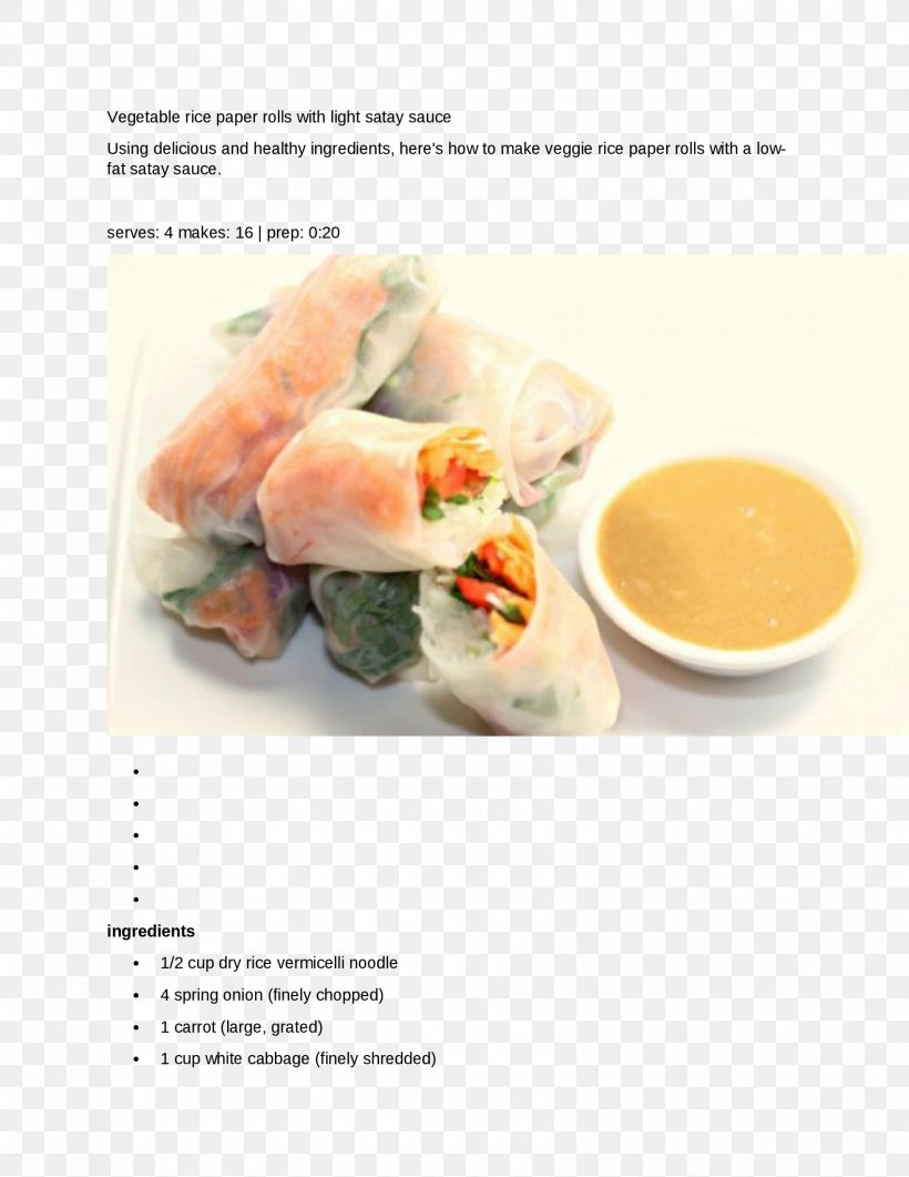 Spring Roll Peanut Sauce Satay Gỏi Cuốn Rice Paper, PNG, 1700x2200px, Spring Roll, Asian Food, Chinese Food, Chopsticks, Comfort Food Download Free