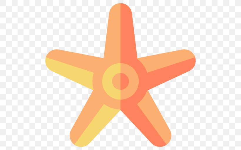 Starfish Propeller Line, PNG, 512x512px, Starfish, Marine Invertebrates, Orange, Propeller, Wing Download Free