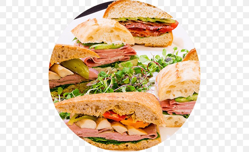 Bánh Mì Muffuletta Pan Bagnat Ham Sandwich, PNG, 500x500px, Muffuletta, American Food, Breakfast, Breakfast Sandwich, Dish Download Free