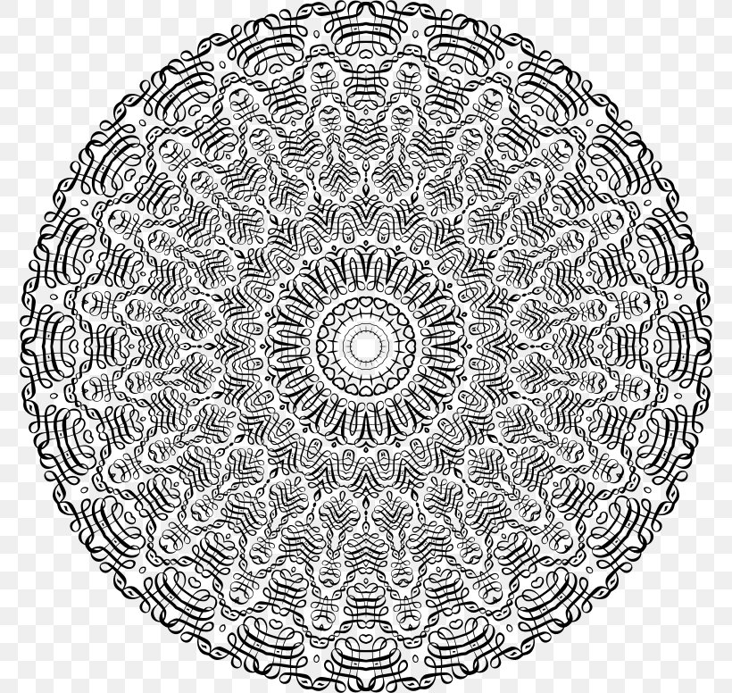 Mandala Coloring Book Drawing Line Art Meditation, PNG, 776x776px, Mandala, Adult, Area, Art, Black And White Download Free