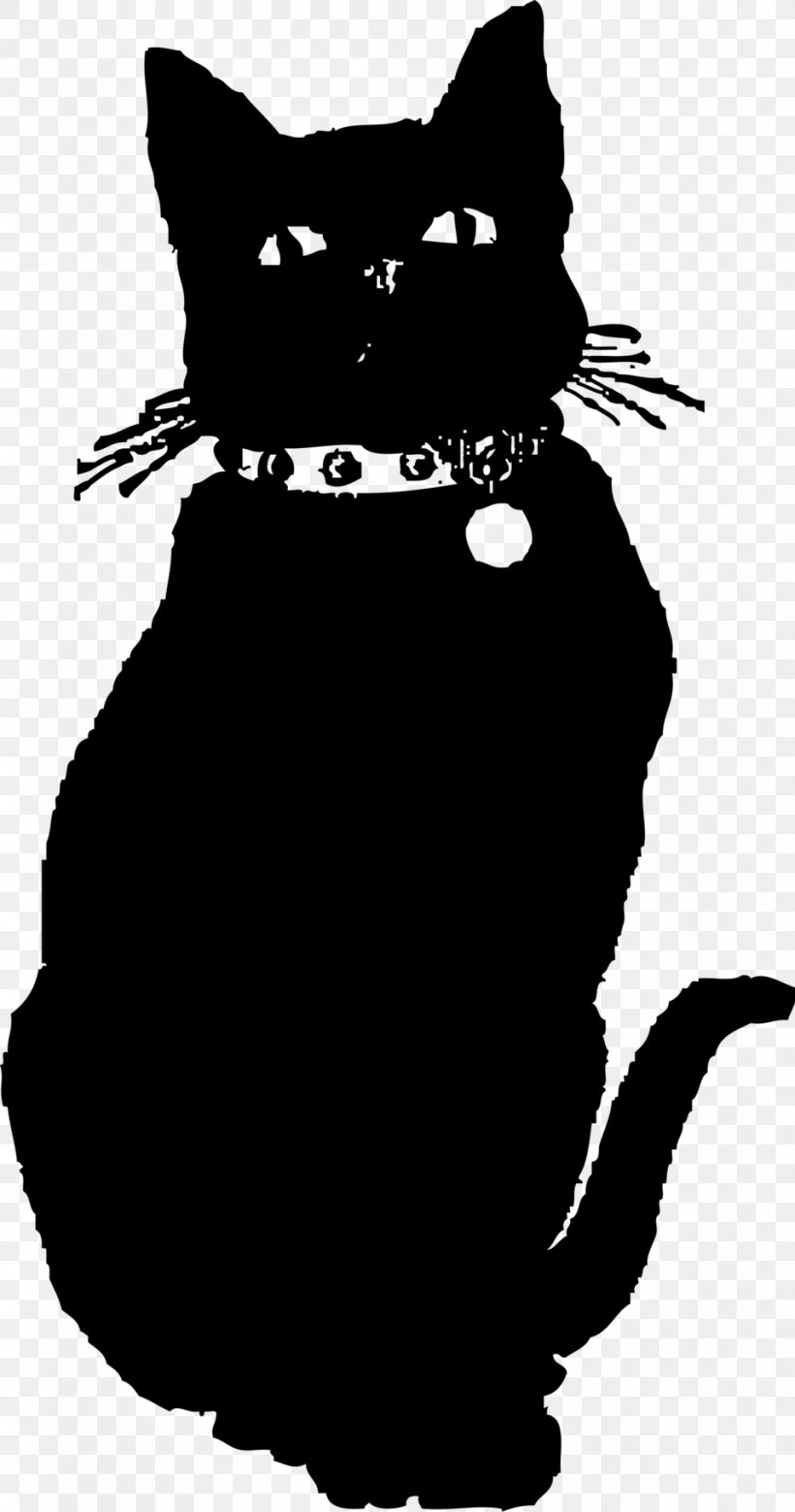 The Black Cat Kitten Clip Art, PNG, 958x1822px, Black Cat, Black, Black And White, Carnivoran, Cat Download Free