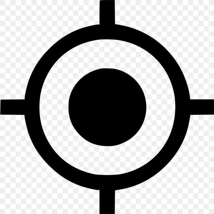 Reticle Clip Art, PNG, 981x980px, Reticle, Area, Artwork, Black And White, Game Download Free