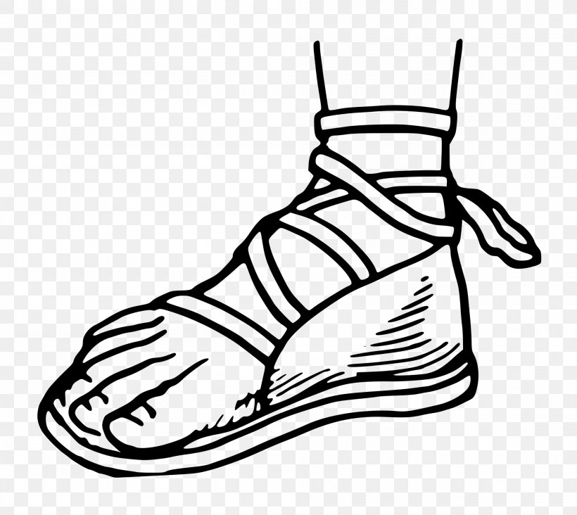 Sandal Sneakers Drawing Clip Art, PNG, 2000x1787px, Sandal, Area, Black, Black And White, Boot Download Free