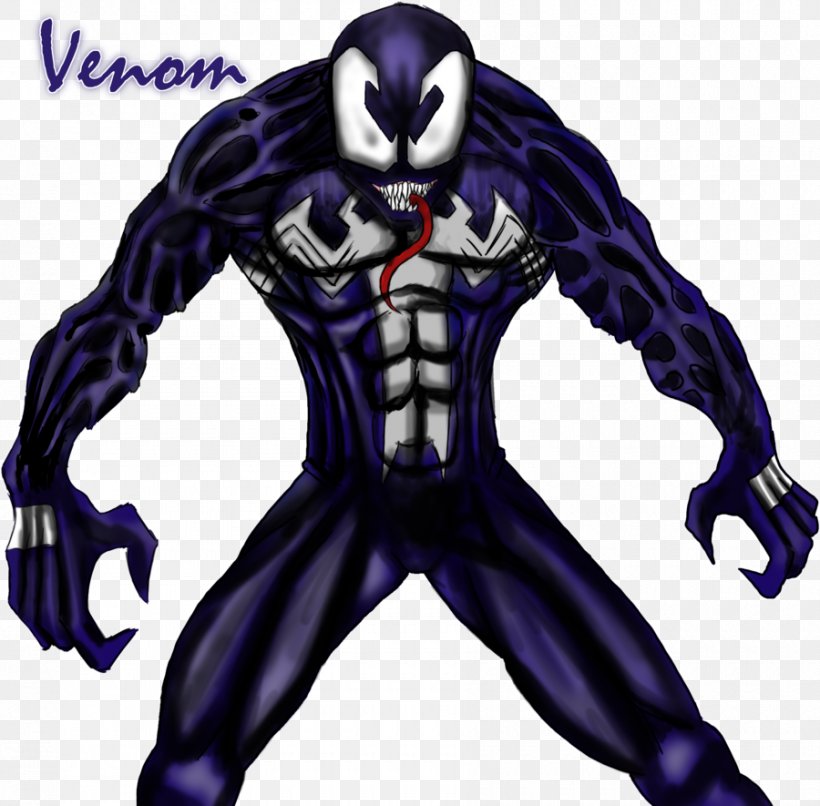 Venom Spider-Man Color Villain, PNG, 900x885px, 2018, Venom, Action Figure, Blue, Character Download Free