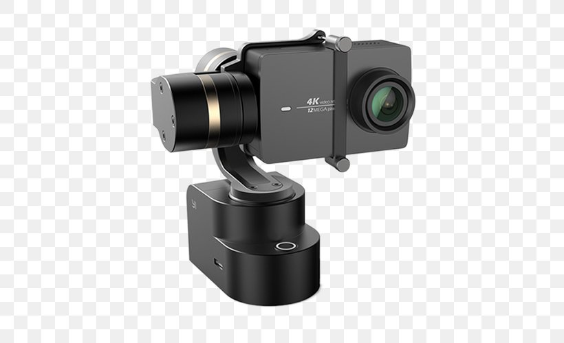 YI Technology YI 4K Action Camera Gimbal 4K Resolution, PNG, 500x500px, 4k Resolution, Yi Technology Yi 4k Action Camera, Action Camera, Camera, Camera Accessory Download Free