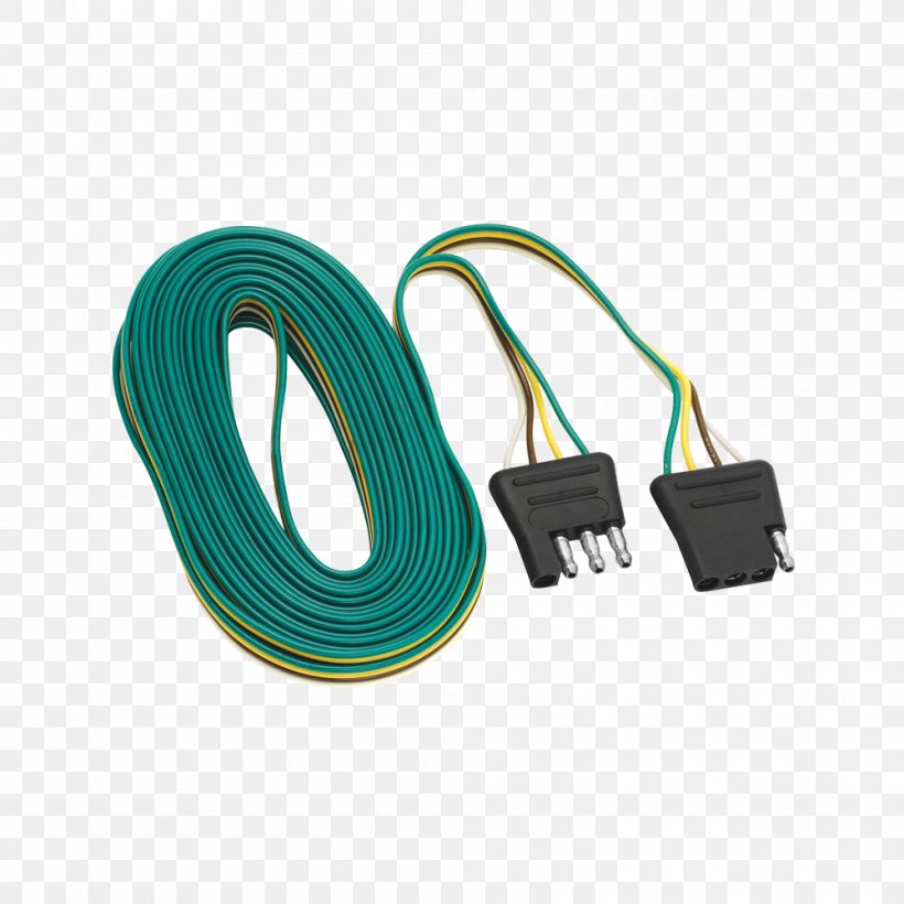 Electrical Connector Towing Electrical Wires & Cable Trailer, PNG, 1000x1000px, Electrical Connector, Ac Power Plugs And Sockets, Cable, Campervans, Data Transfer Cable Download Free