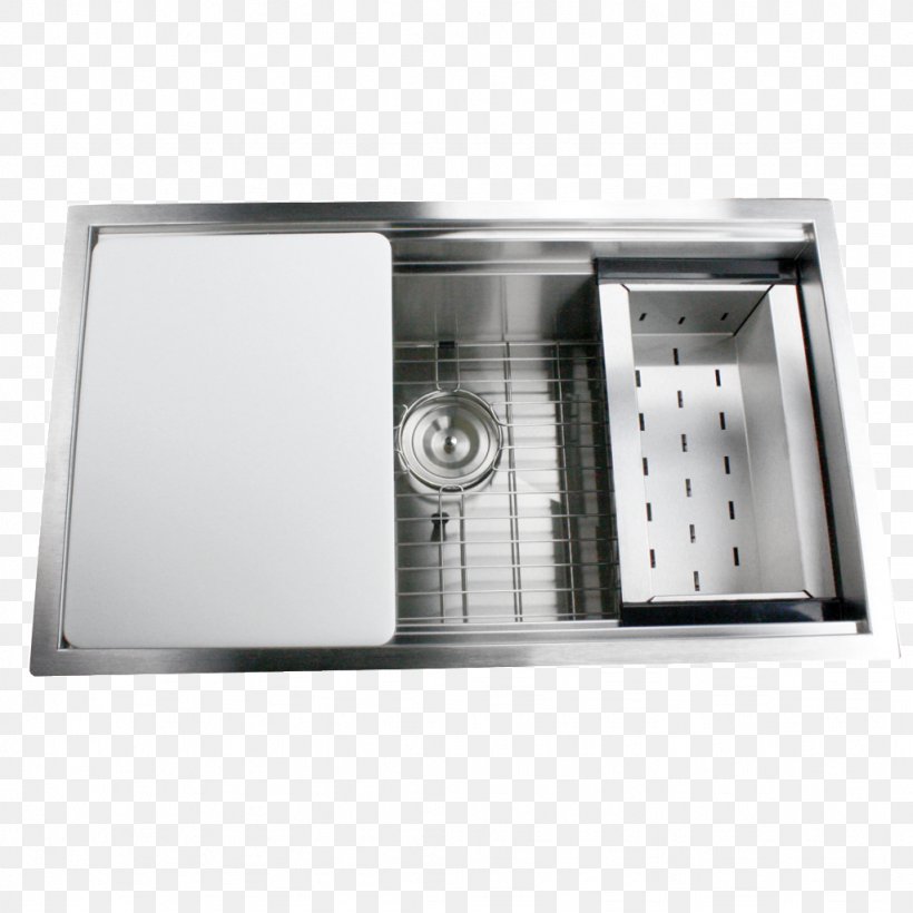 Kitchen Sink Kitchen Sink Franke Tap, PNG, 1024x1024px, Sink, Bowl, Brushed Metal, Cabinetry, Colander Download Free